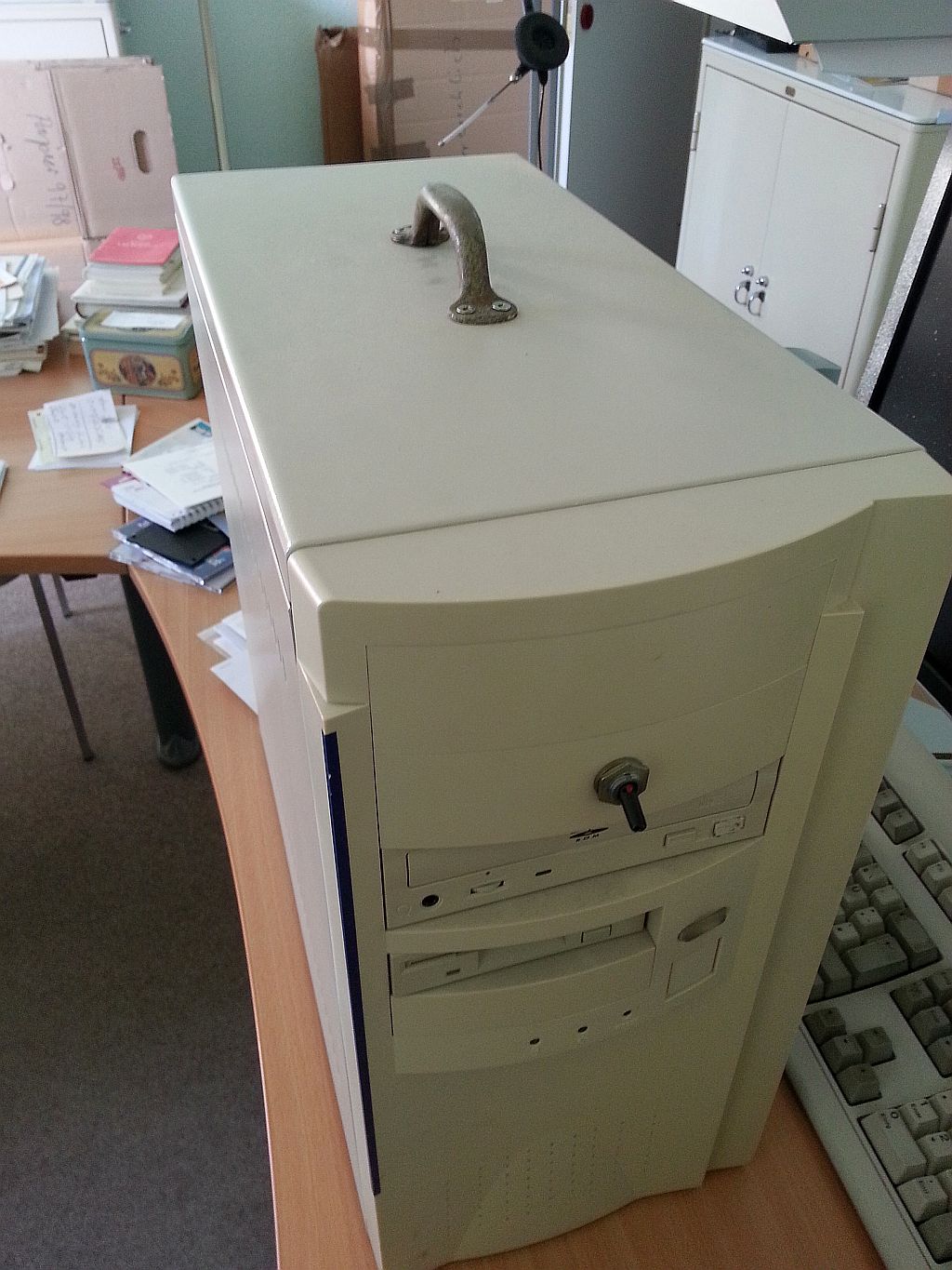 Portabler Computer, frühe Version ;-)